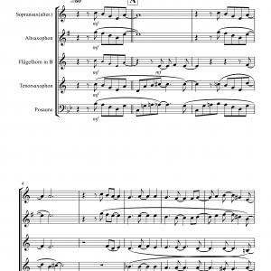 <br>Melted Ice for Mixed Brass Quartet<br>Partitur & Sheets